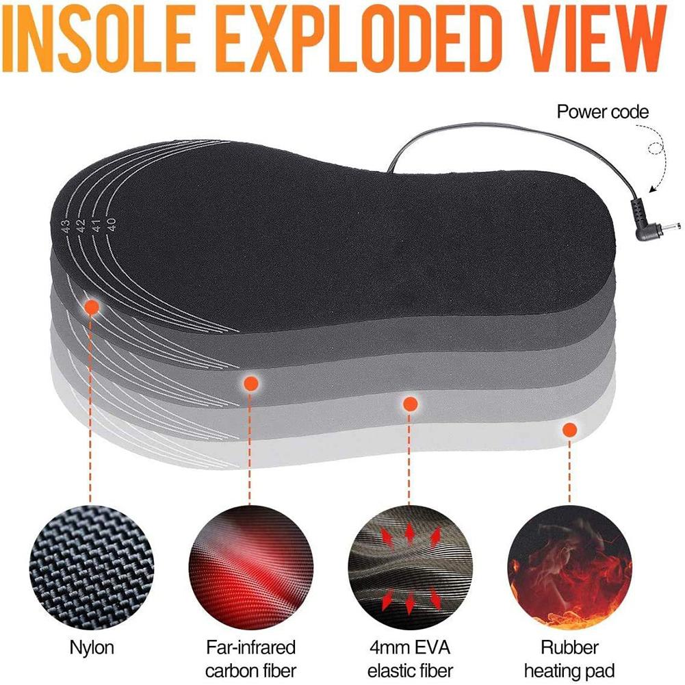 USB Rechargeable Heated Insole - Heated Insole Rechargeable ulasan dan harga