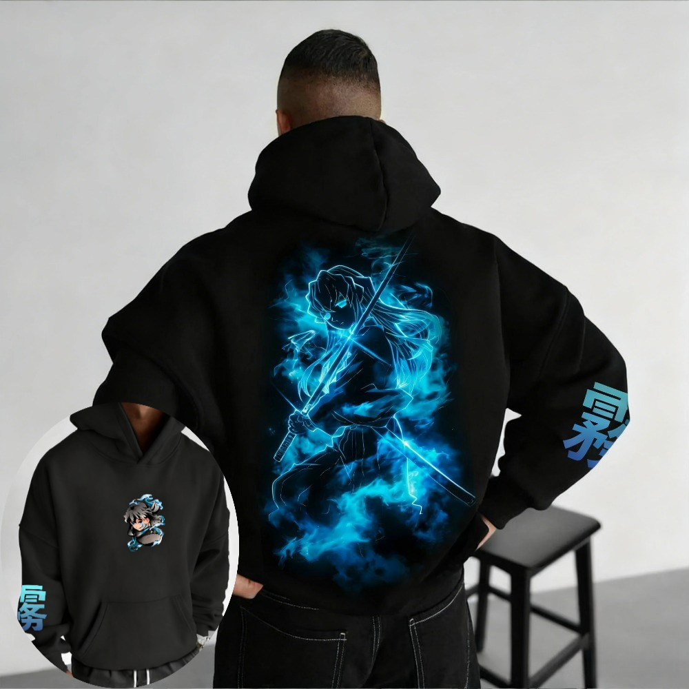 Demon Slayer Men's Hoodie Swea - Winter Clothing For Boys ulasan dan harga
