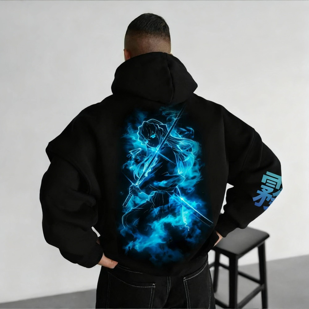 Demon Slayer Men's Hoodie Swea - Winter Clothing For Boys ulasan dan harga