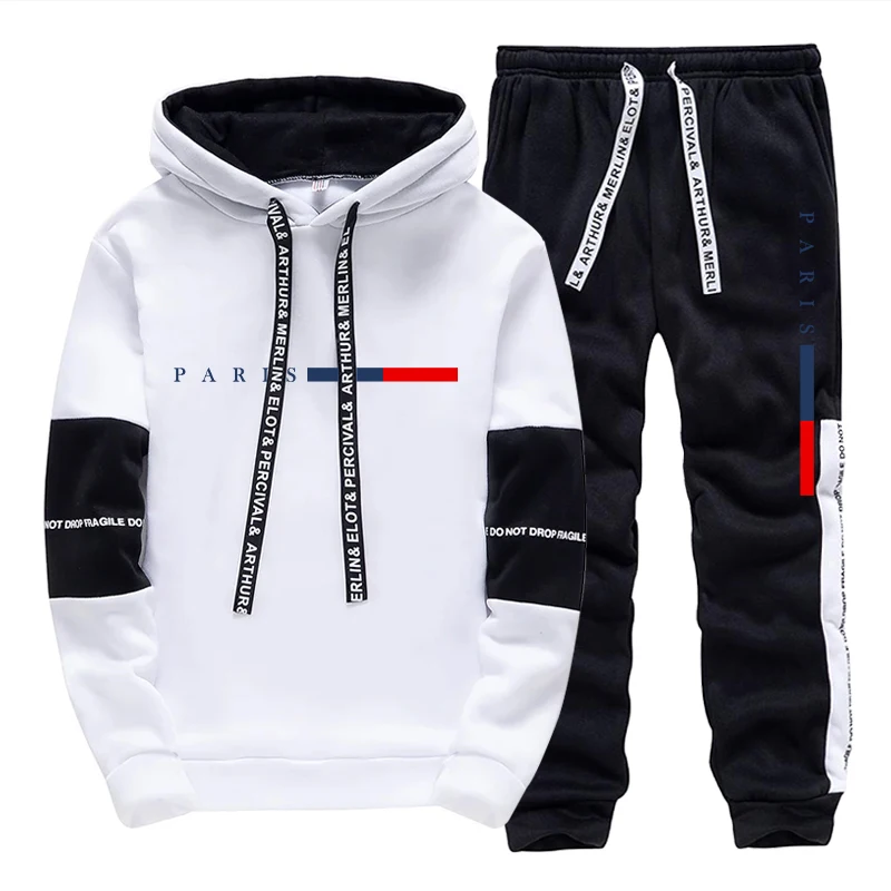 Men's Set/Hoodie/Pants Paris F - Winter Clothing Outdoor ulasan dan harga