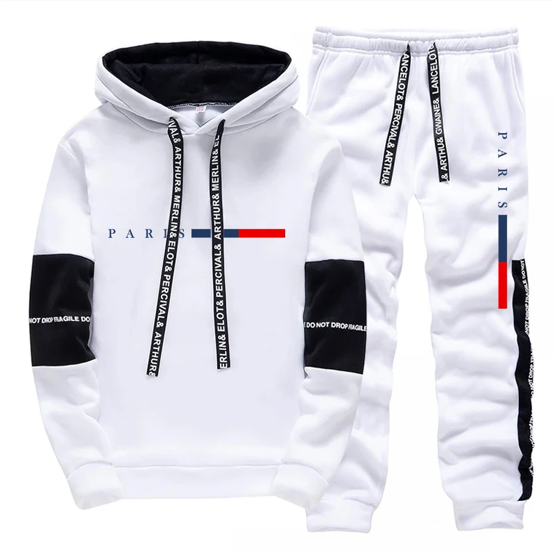 Men's Set/Hoodie/Pants Paris F - Winter Clothing Outdoor ulasan dan harga