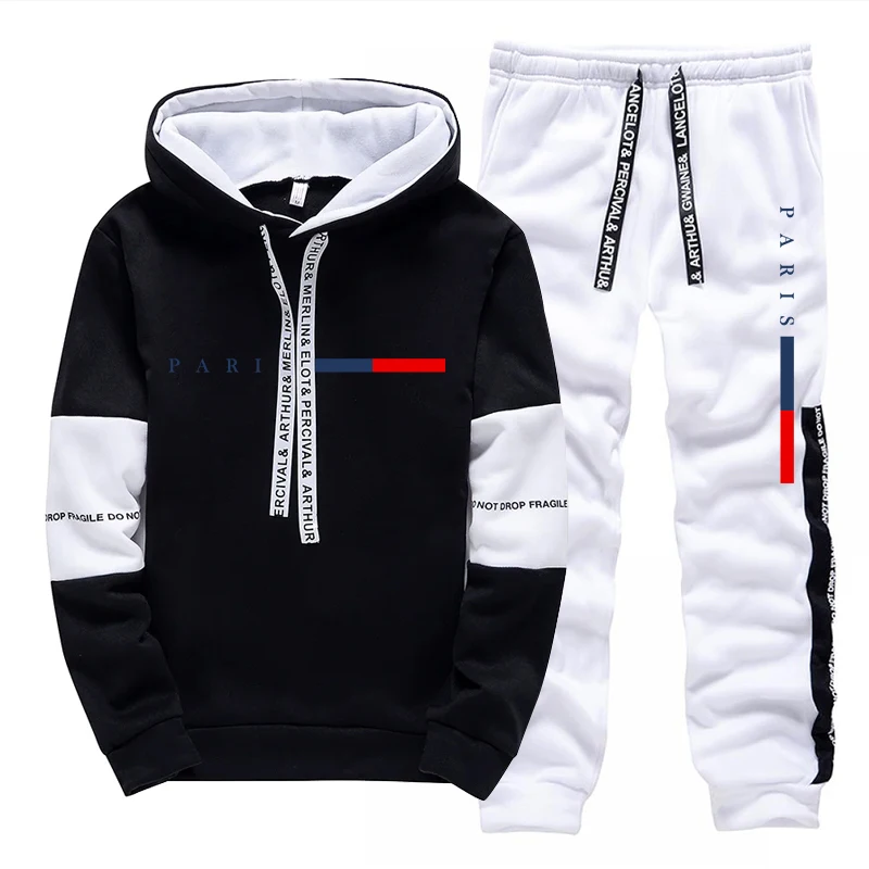 Men's Set/Hoodie/Pants Paris F - Winter Clothing Outdoor ulasan dan harga