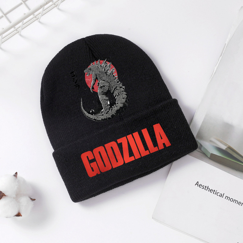 Godzilla Knitted Hat Winter Sp - Winter Clothing For Boys ulasan dan harga