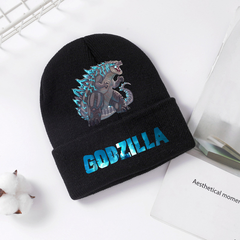 Godzilla Knitted Hat Winter Sp - Winter Clothing For Boys ulasan dan harga