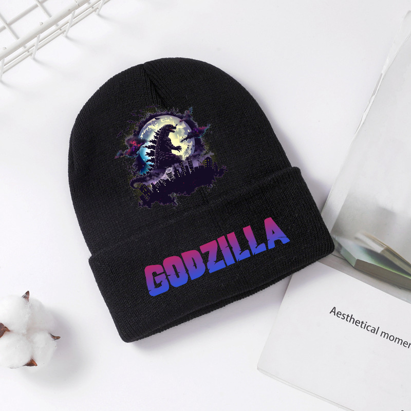 Godzilla Knitted Hat Winter Sp - Winter Clothing For Boys ulasan dan harga
