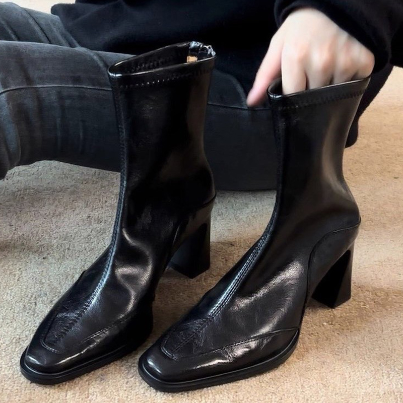 High Heels Women’s Ankle Boots - Winter Clothing For Woman ulasan dan harga