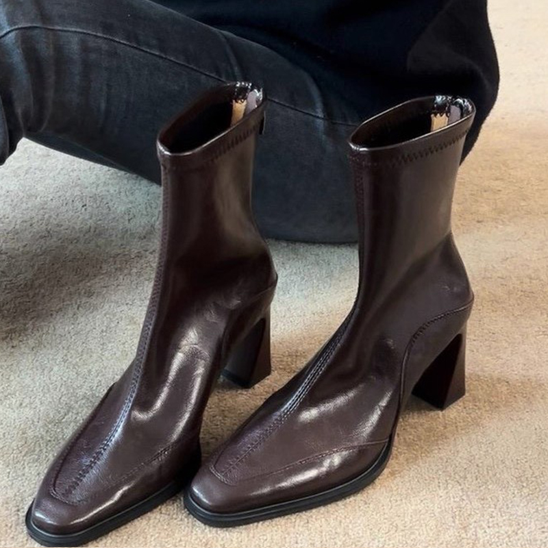 High Heels Women’s Ankle Boots - Winter Clothing For Woman ulasan dan harga