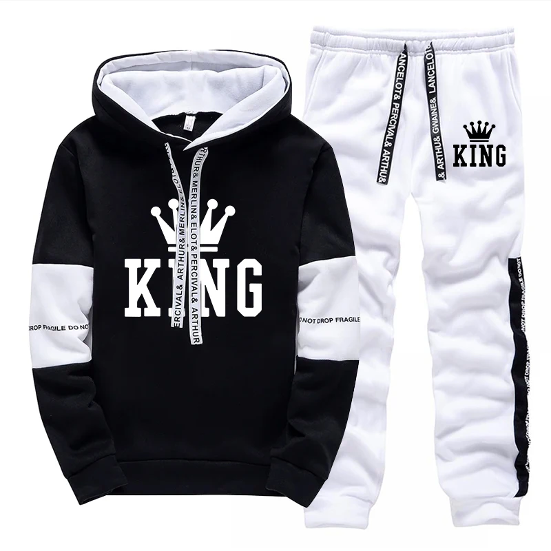King Printing Tracksuit for Ma - Winter Clothing Outdoor ulasan dan harga