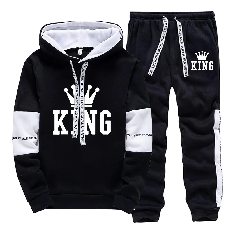 King Printing Tracksuit for Ma - Winter Clothing Outdoor ulasan dan harga