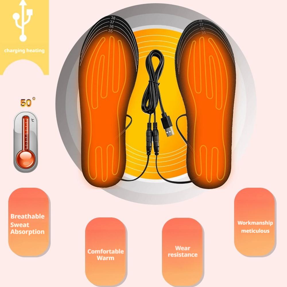 Heated Insoles, USB Rechargeab - Heated Insole Rechargeable ulasan dan harga