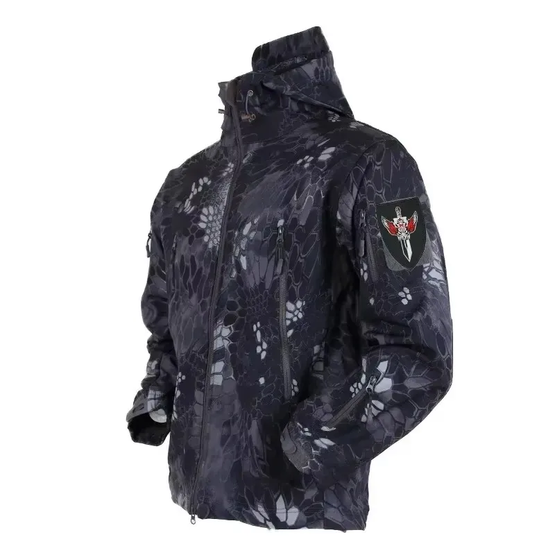 5XL 6XL CP Camouflage Soft She - Windproof Jacket Softshell ulasan dan harga