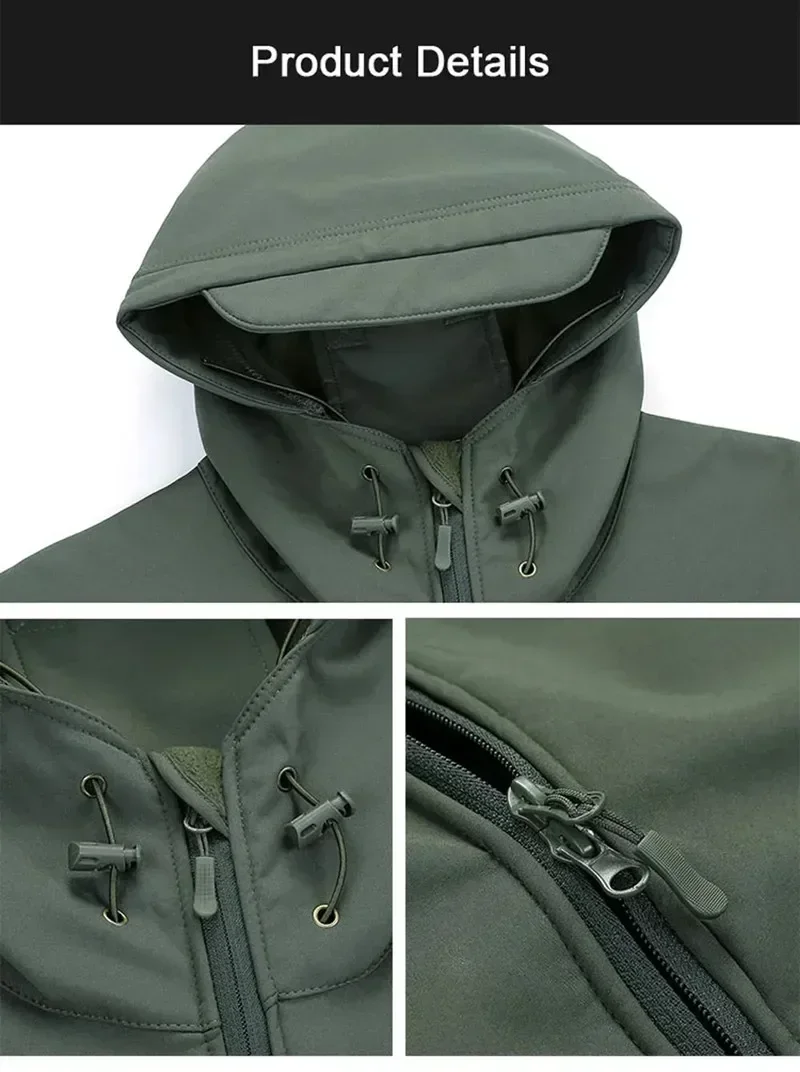 5XL 6XL CP Camouflage Soft She - Windproof Jacket Softshell ulasan dan harga