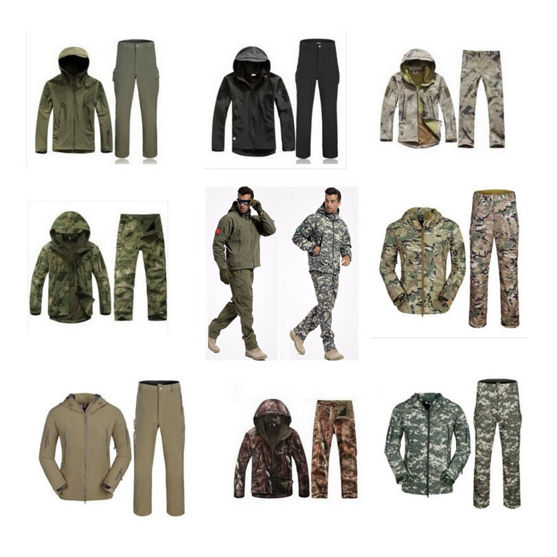 Shark Skin Soft Shell Tactical - Windproof Jacket Softshell ulasan dan harga